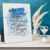 Hoop in de Heer - Isaiah 40 Fotoplaat (Zijkant)