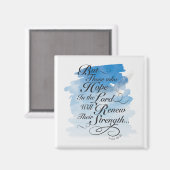 Hoop in de Heer - Isaiah 40 Magneet (Voorkant / Achterkant)