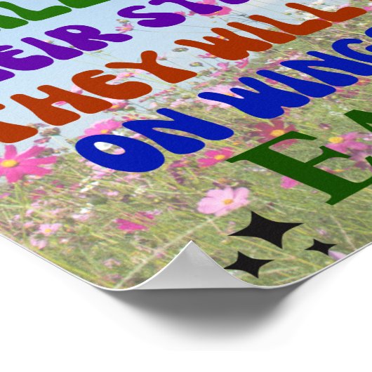 Hoop in de Heer Poster (Hoek)