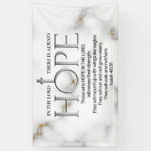 Hoop in de Lord Scripture Verse Isaiah 40:31 Spandoek (Verticaal)