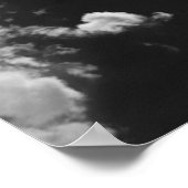 Hoop in de zilveren voering van de wolken. poster (Hoek)