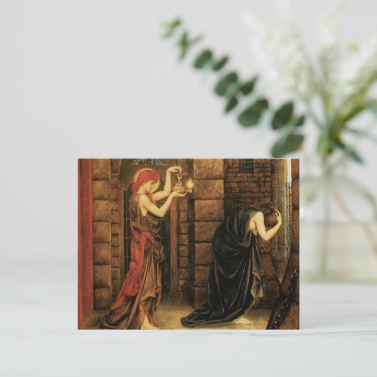 Hoop in een gevangenis van wanhoop door Evelyn De  (Staand voorkant)