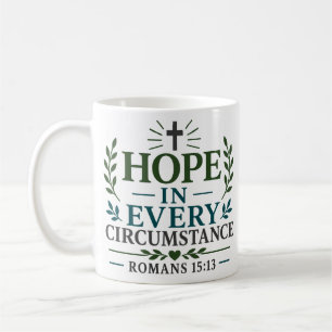 Hoop in elke Omstandigheid Inspirerende Quote Koffiemok