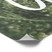 Hoop in God Modern Brush Font Sage Natuur Greenery Poster (Hoek)