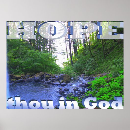 Hoop in God Poster (Voorkant)