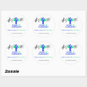 Hoop in harmonie ronde Sticker (Vel)