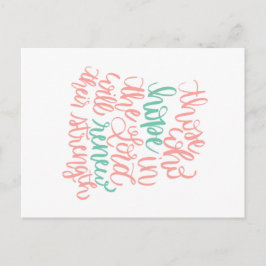 Hoop in het Briefkaart van de Heer