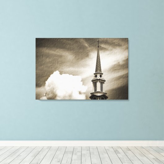 HOOP IN HET STORM Canvas Art (Insitu (Houten vloer))