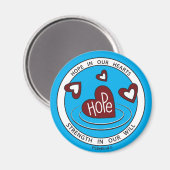 Hoop in ons hart 1_Round Magnet 2,25 inch (Voorkant / Achterkant)