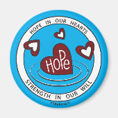 Hoop in ons hart 1_Round Magnet 2,25 inch (Voorkant)