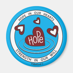 Hoop in ons hart 1_Round Magnet 2,25 inch