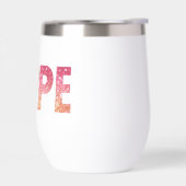 Hoop in roze sprankelingen met gouden hart (Links)