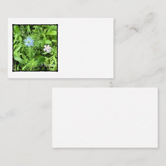 Hoop Informatiekaartje (Voorkant / Achterkant)