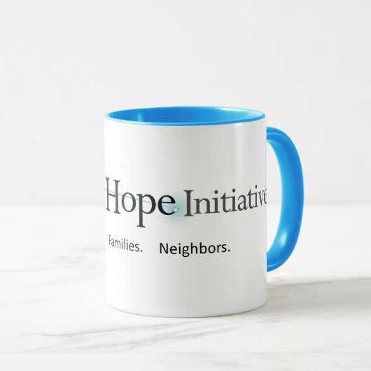 Hoop-initiatief: Mok met twee tonnen (Voorkant rechts)