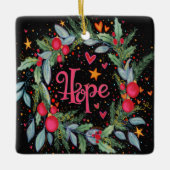 Hoop "inspiratie" keramische sierspelen keramisch ornament (Voorkant)