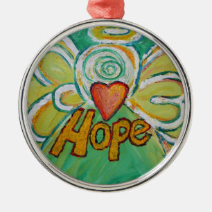 Hoop Inspirerend Angel Word Ornament