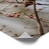 Hoop Inspirerend Emily Dickinson Vogelcitaat Poster (Hoek)