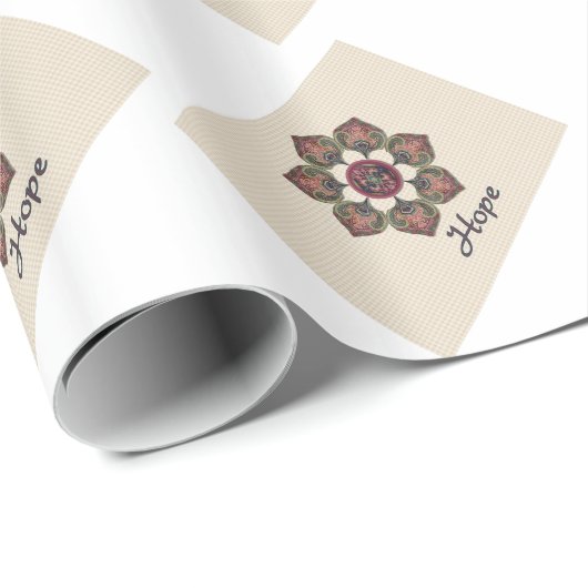 Hoop Inspirerend wasblokkoeling Cadeaupapier (Rol Hoek)