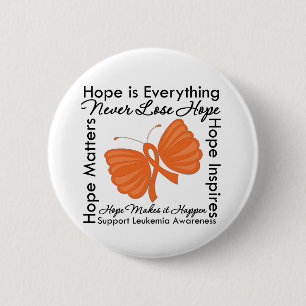Hoop is alles - Leukemie Bewustheid Ronde Button 5,7 Cm