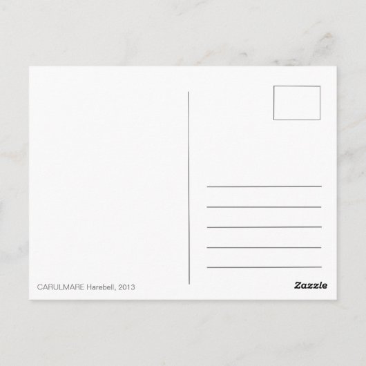 Hoop is als een harebell CC0229 Briefkaart (Achterkant)