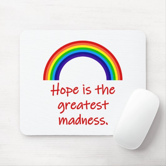 Hoop is de grootste waanzin muismat (Met muis)