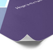 Hoop is de hartslag van de ziel poster (Hoek)