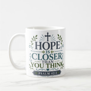 Hoop is dichterbij dan je denkt Christelijke overd Koffiemok
