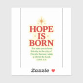 Hoop is geboren Sticker (Vel)