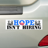 Hoop is geen huur! bumpersticker (Op auto)