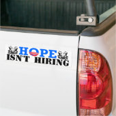 Hoop is geen huur! bumpersticker (Op Truck)
