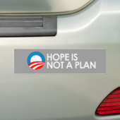 HOOP IS GEEN PLAN 2 Bumpersticker (Op auto)