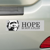 HOOP IS GEEN PLAN BUMPERSTICKER (Op auto)