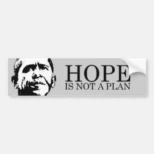 HOOP IS GEEN PLAN BUMPERSTICKER