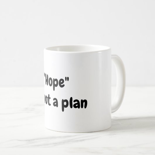 Hoop is geen planmatige mok (Voorkant rechts)