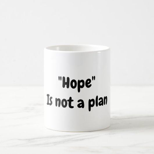 Hoop is geen planmatige mok (Center)