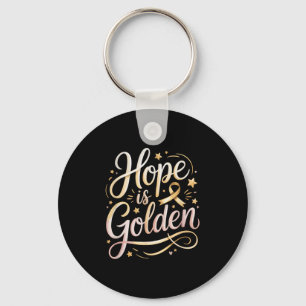 Hoop is goud - kinderkankerondersteuning sleutelhanger