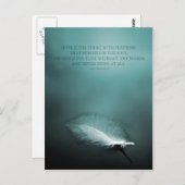 Hoop is het ding met briefkaart veren (Voorkant / Achterkant)