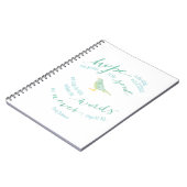 Hoop is het ding met de veren quote notitieboek (Linkerzijde)