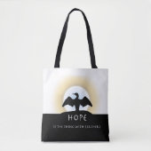 Hoop is het ding met tas veren (Voorkant)