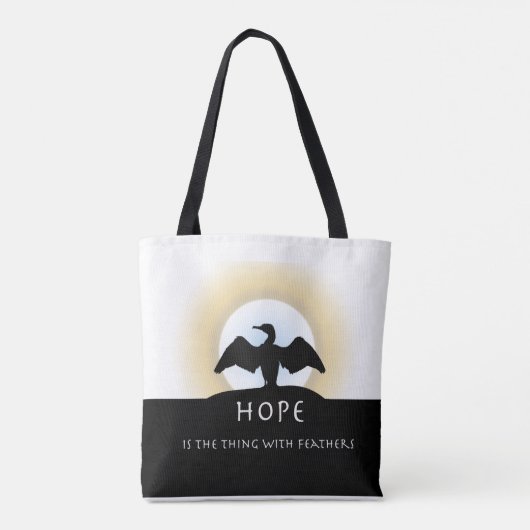 Hoop is het ding met tas veren (Achterkant)