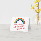 Hoop is het ding met veren kaart (Gele Bloem)