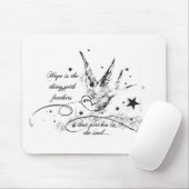 Hoop is het ding met veren muismat (Met muis)