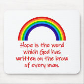 Hoop is het woord muismat (Voorkant)