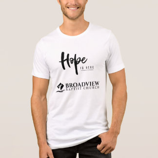Hoop is hier Broadview mannen shirt