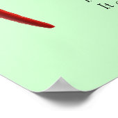 Hoop is iets met motivatie poste van veren poster (Hoek)