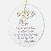 Hoop is keramisch ornament (Links)