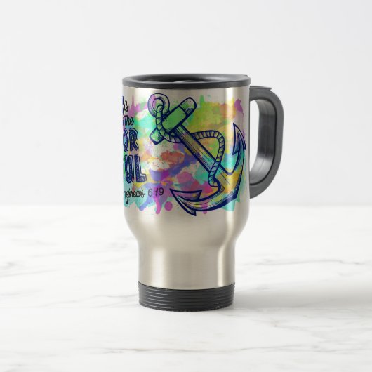 Hoop is mijn Anchor Travel Mug Reisbeker (Voorkant rechts)