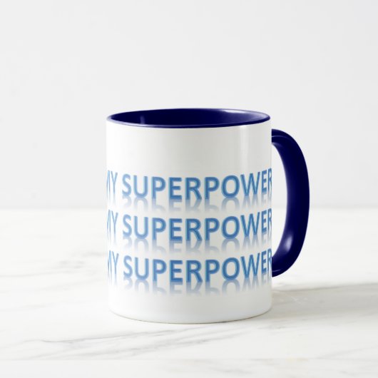 Hoop is mijn Superpower Koffee Mok (Voorkant rechts)