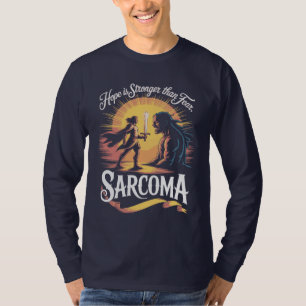Hoop is sterker dan angst, artistiek en emotioneel t-shirt