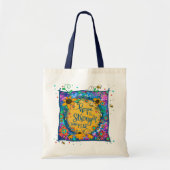 Hoop is sterker dan angst Inspirivity Canvas tas (Voorkant)